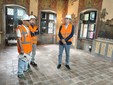 Sopralluogo al cantiere del Borgo Medievale Sopralluogo al cantiere del Borgo Medievale
