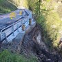 Strada chiusa nella zona di Chiomonte