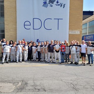 Alcuni lavoratori del comparto Edct di Mirafiori Alcuni lavoratori del comparto Edct di Mirafiori
