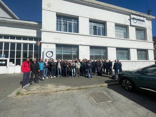 Una delle manifestazioni davanti alla Primotecs