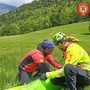Una donna si è fatta male mentre atterrava con un parapendio