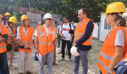 Sopralluogo al cantiere del Borgo Medievale Sopralluogo al cantiere del Borgo Medievale