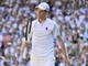 Una immagine di Jannik Sinner nel recente torneo di Wimbledon