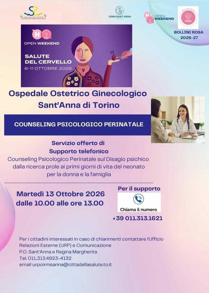 Salute del cervello: servizio telefonico di consulenze presso l'ospedale Sant'Anna