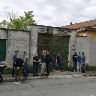 Sgombero questa mattina alla ex manifattura Tabacchi