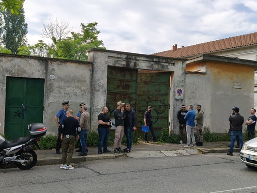 Sgombero questa mattina alla ex manifattura Tabacchi