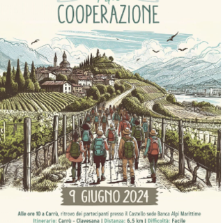 &quot;Sui sentieri della cooperazione&quot;, un trek cooperativo tra Banca Alpi Marittime e la Cantina Produttori in Clavesana