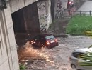 La pioggia di ieri trasforma in fiumi le strade di Moncalieri e Nichelino (foto di archivio)