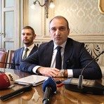 Da sx l'assessore alla Sicurezza Porcedda ed il sindaco Lo Russo Da sx l'assessore alla Sicurezza Porcedda ed il sindaco Lo Russo