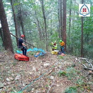 L'intervento sul Monte Cavallaria