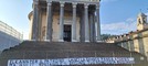 Gli striscioni appesi dalla Fiom