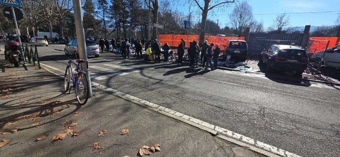 Immagine d'archivio del suk di via Carcano