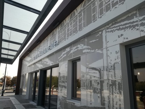 Immagine d'archivio della stazione di Venaria Reale Immagine d'archivio della stazione di Venaria Reale