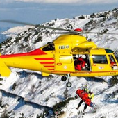 Soccorso alpino - immagine d'archivio