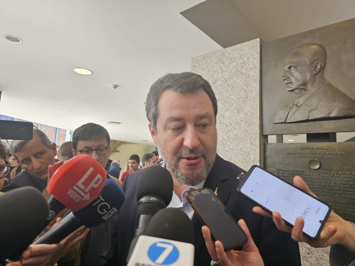 Il ministro dei Trasporti e leader della Lega Matteo Salvini