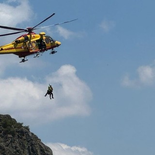 Si infortuna alla gamba mentre fa canyoning nel Rio Sessi: salvato dal Soccorso Alpino
