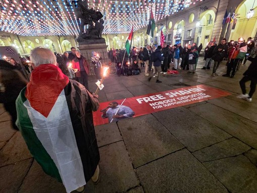 Sit in davanti al Comune per Mohamed Shahin