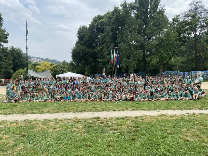 Quasi 300 giovani accampati all'Environment Park per i 110 anni di scout Quasi 300 giovani accampati all'Environment Park per i 110 anni di scout