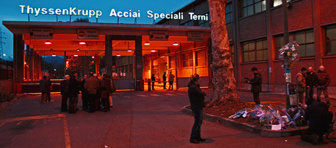 Immagine d'archivio dell'ex Thyssen