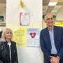 Luciana Littizzetto e Francesco Tresso all'anagrafe centrale di Torino