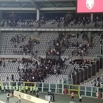 Il settore che ospita i tifosi della Juventus