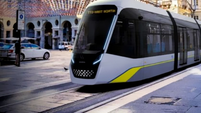Un tram della nuova linea 12