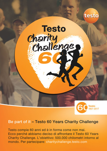 Prende il via anche in Piemonte la Charity Challenge TESTO