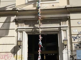 Iniziativa con le scuole in via Sant'Ottavio