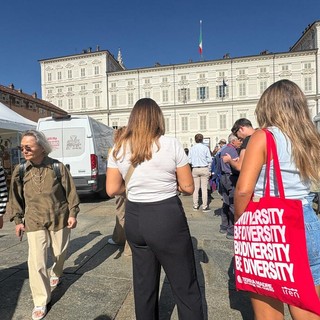 Una immagine di Terra Madre 2026 nel centro di Torino Una immagine di Terra Madre 2026 nel centro di Torino