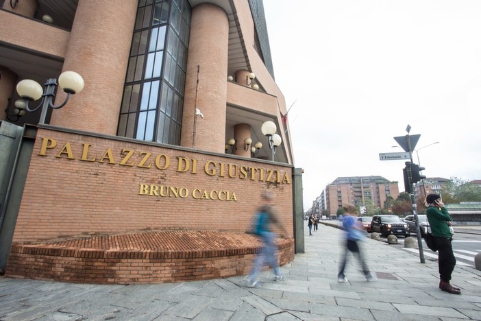 Immagine d'archivio del Palazzo di Giustizia di Torino