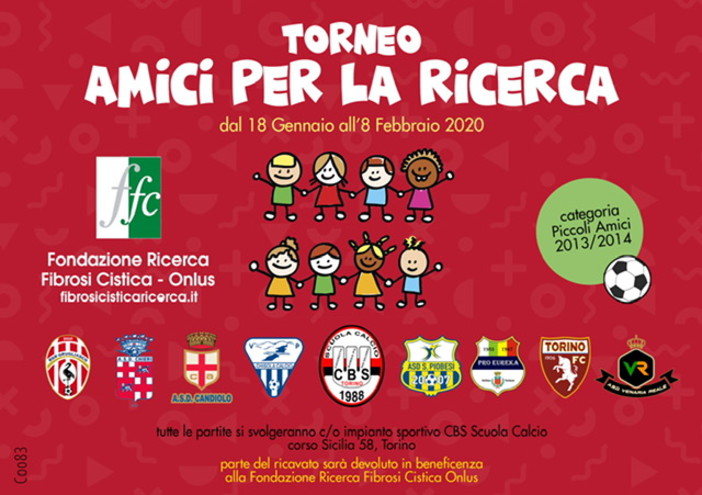 “Amici per la ricerca”, a Torino un torneo per dare un calcio alla fibrosi cistica