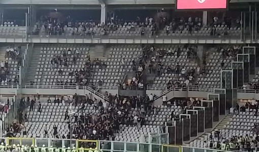 Il settore che ospita i tifosi della Juventus Il settore che ospita i tifosi della Juventus