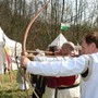 Una immagine di repertorio del torneo di tiro con l'arco