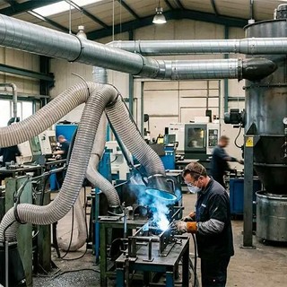 Impianti di aspirazione industriale: i componenti che fanno davvero la differenza Impianti di aspirazione industriale: i componenti che fanno davvero la differenza