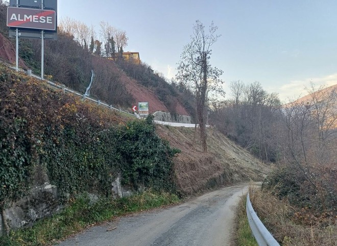 Al via i lavori sulla provinciale del Colle del Lys in località Sabbionera