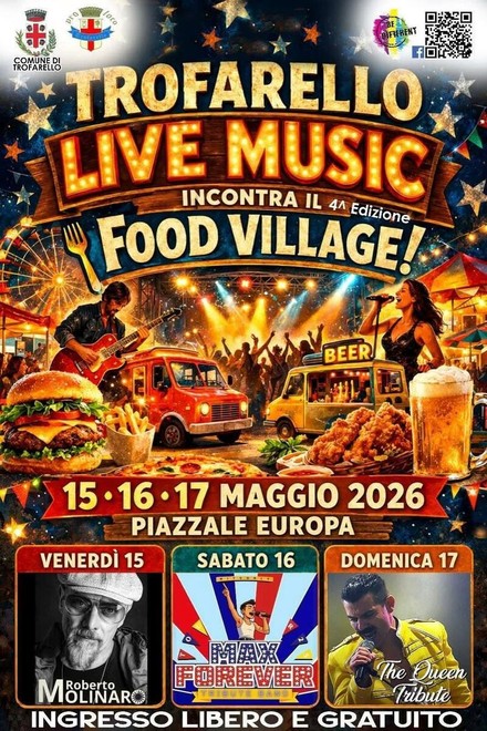 La locandina dell'edizione 2026 di Trofarello Live Music