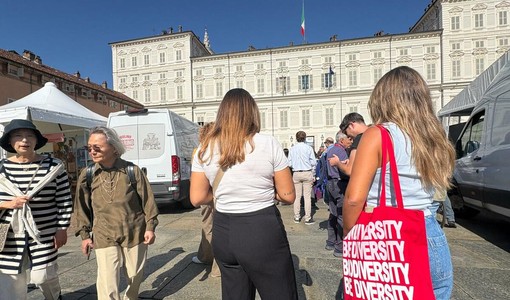 Una immagine di Terra Madre 2026 nel centro di Torino