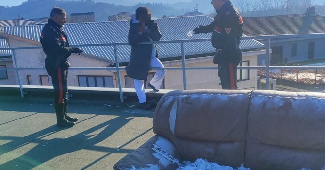 Il tentativo di suicidio sventato dai carabinieri
