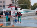 L'intervento dei medici anche grazie all'uso dell'elicottero L'intervento dei medici anche grazie all'uso dell'elicottero