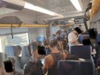 Convogli sovraffollati verso la Liguria Convogli sovraffollati verso la Liguria