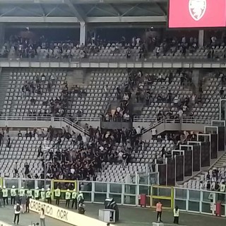 Il settore che ospita i tifosi della Juventus