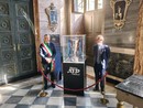 Il sindaco Lo Russo e l'assessore Carretta con il trofeo delle Atp Il sindaco Lo Russo e l'assessore Carretta con il trofeo delle Atp