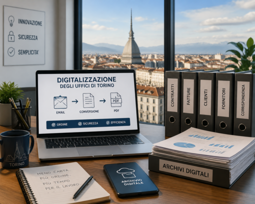 Digitalizzazione Negli Uffici Di Torino: Come Le Aziende Locali Semplificano Email E Archivi Digitalizzazione Negli Uffici Di Torino: Come Le Aziende Locali Semplificano Email E Archivi
