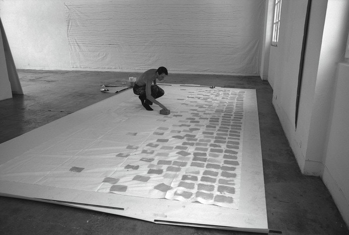 90 anni di Giorgio Griffa: tutti gli eventi celebrativi tra Fondazione, Gam e Castello di Rivoli 90 anni di Giorgio Griffa: tutti gli eventi celebrativi tra Fondazione, Gam e Castello di Rivoli