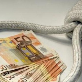 cappio intorno a banconote