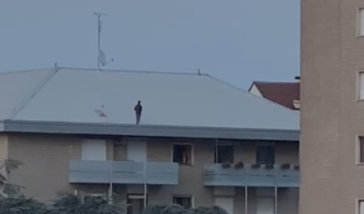 L'uomo sui tetti di Santa Rita