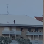 L'uomo sui tetti di Santa Rita
