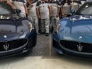 Ultimi esemplari di Maserati prodotti a Mirafiori nella giornata di oggi