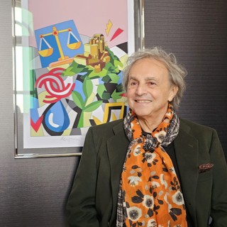 L’artista biellese Ugo Nespolo ospite dell’Università del Dialogo