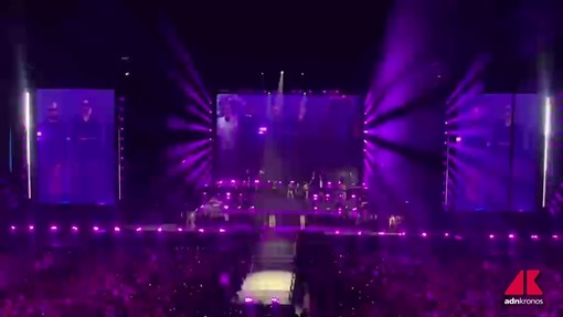 Achille Lauro, la sfilata di 'Dondup' a San Siro: tra le modelle Laila Hasanovic